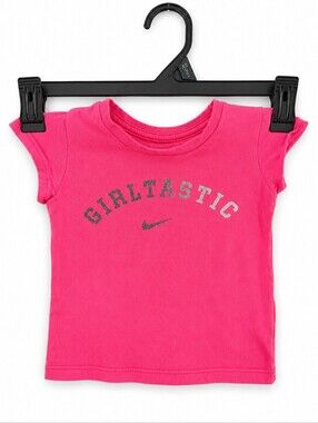 Nike Kids Pink 'Girltastic' Short Sleeve Tee